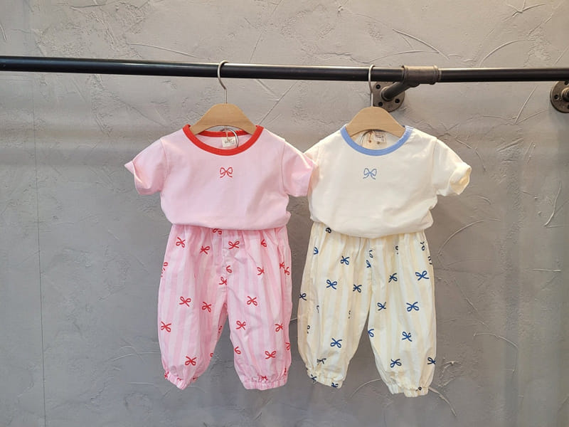 Atree - Korean Children Fashion - #childrensboutique - Ribbon Gojeangi Pants - 4
