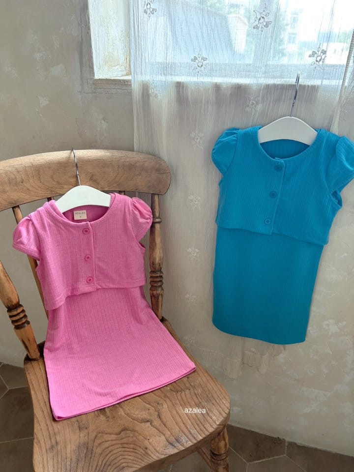 Azalea - Korean Children Fashion - #discoveringself - Macaroon Top Bottom Set - 11