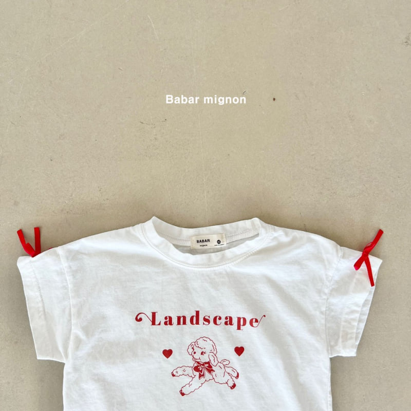 Babar Mignon - Korean Children Fashion - #designkidswear - Sheep Ribbon Tee - 8