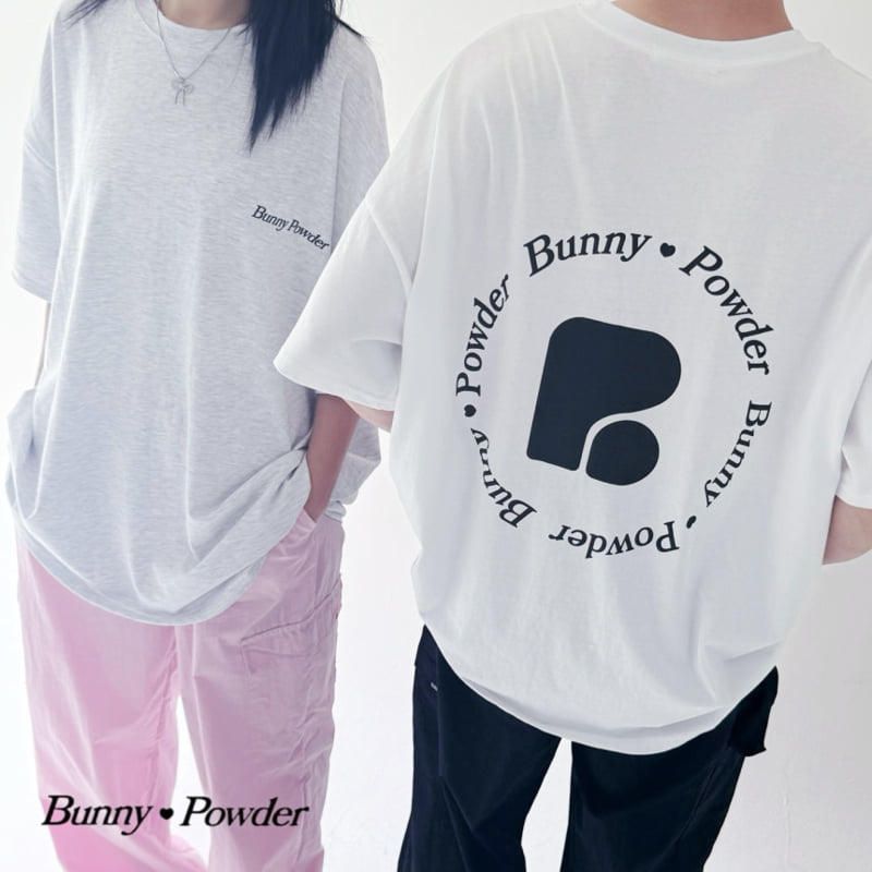 Bunny Powder - Korean Children Fashion - #kidzfashiontrend - Bunny Short Sleeved Tee with Mom - 3