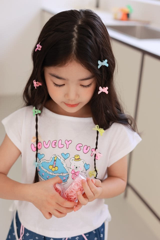Dalla - Korean Children Fashion - #fashionkids - Ribbon Hair Clip - 5