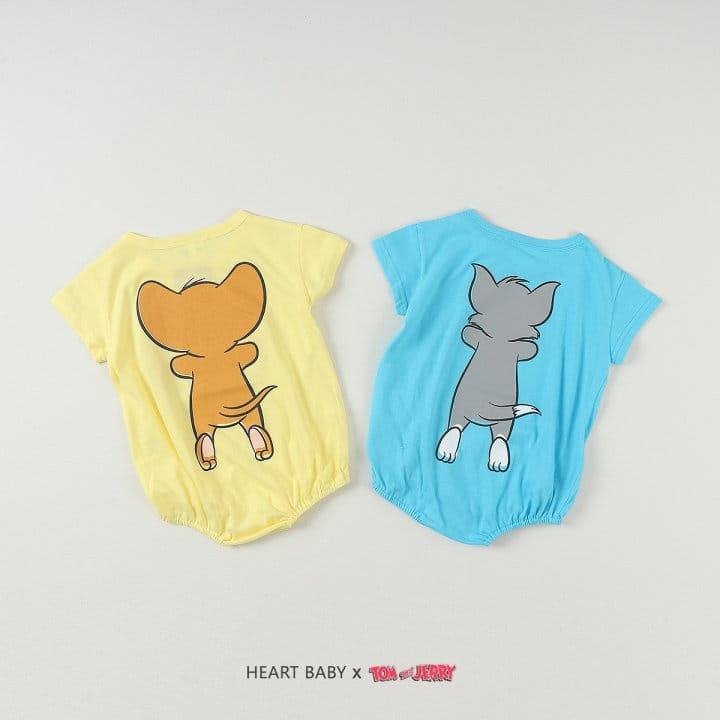 Heart Baby - Korean Baby Fashion - #onlinebabyshop - T J Peekaboo Body Suit - 3