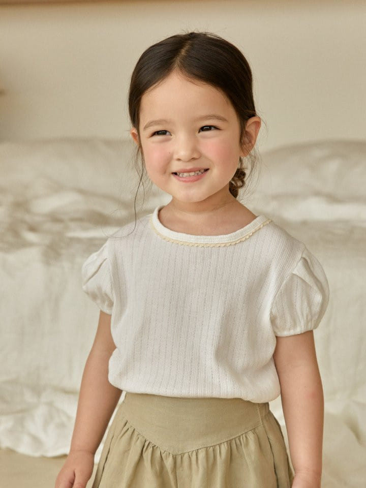 Lolobole - Korean Children Fashion - #kidzfashiontrend - Lily Puff Tee - 9