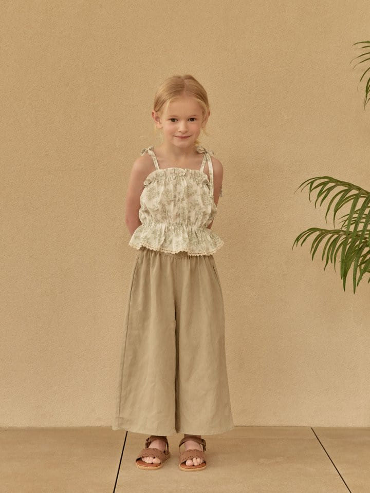 Lolobole - Korean Children Fashion - #minifashionista - Daisy Sleeveless Blouse - 3
