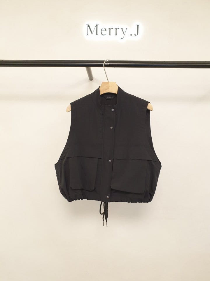 Merry J - Korean Women Fashion - #womensfashion - Pocket Snap Jumper - 3
