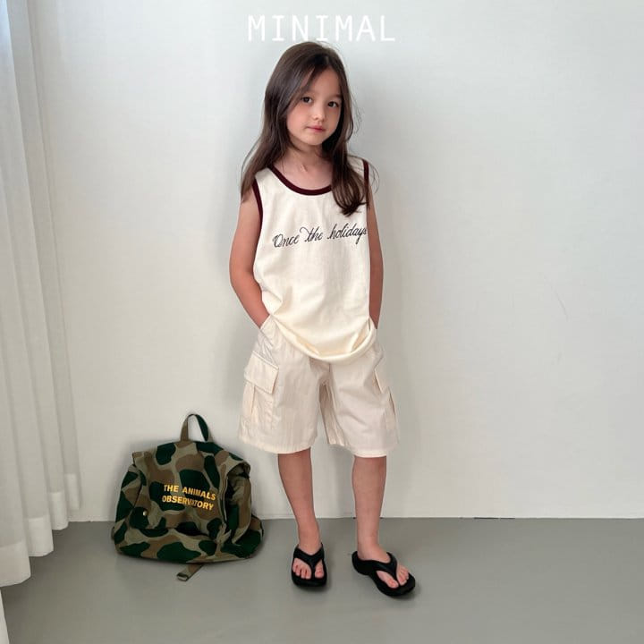 Minimal - Korean Children Fashion - #magicofchildhood - Bermuda Cargo Pants - 3