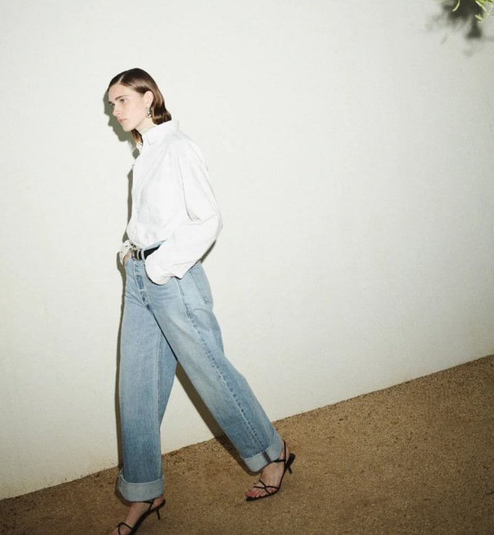 Moani - Korean Women Fashion - #momslook - Ayla Roll Up Wide Denim - 7