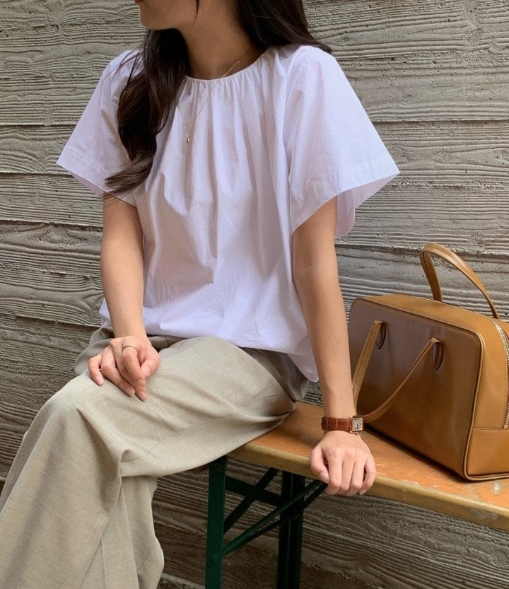 Moani - Korean Women Fashion - #restrostyle - Marville Shirring Blouse - 9
