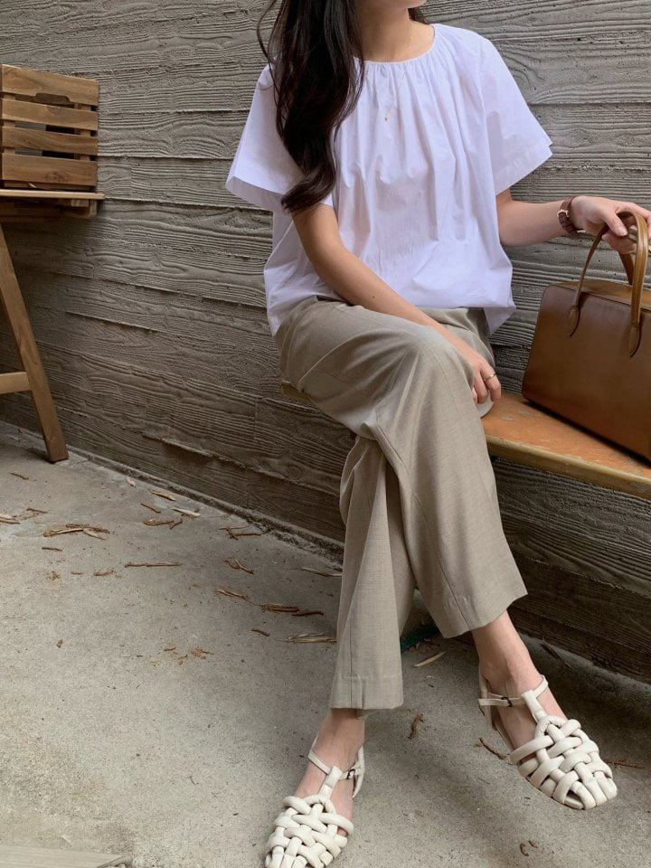 Moani - Korean Women Fashion - #romanticstyle - Marville Shirring Blouse - 10
