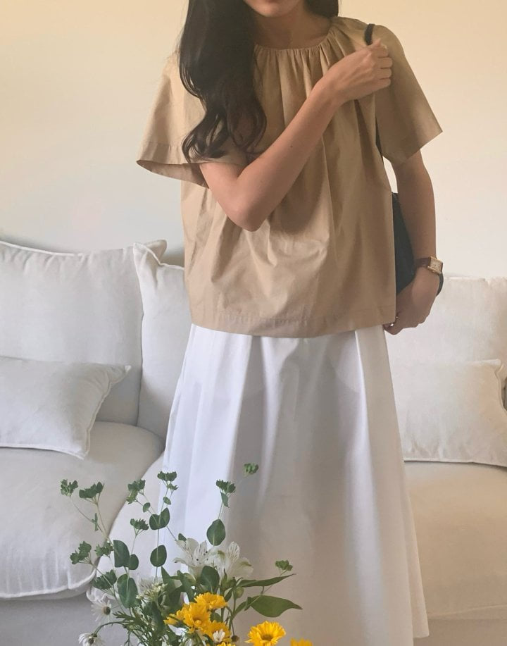 Moani - Korean Women Fashion - #vintageinspired - Marville Shirring Blouse - 6