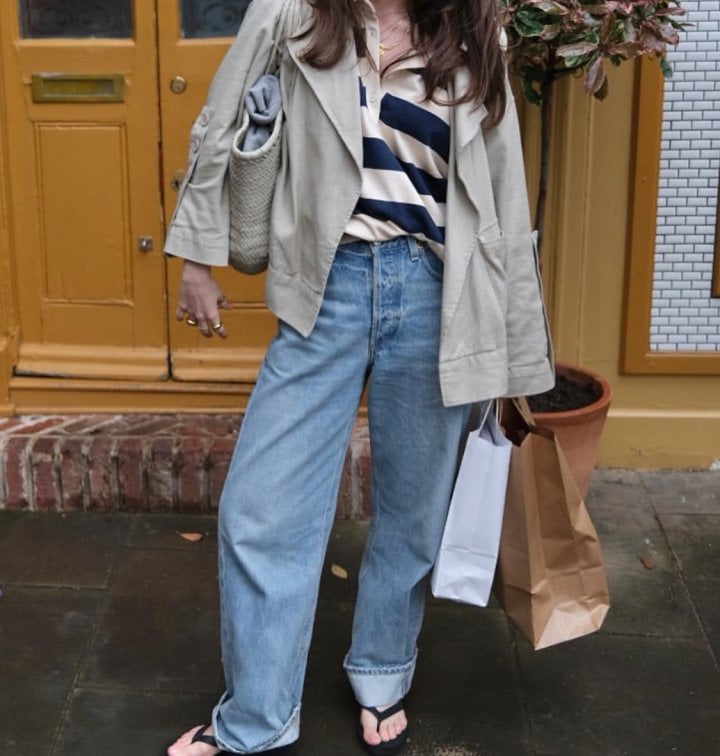Moani - Korean Women Fashion - #womensfashion - Ayla Roll Up Wide Denim - 10