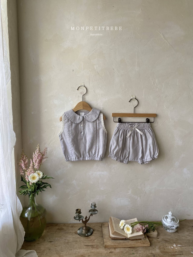 Mon Petit Bebe - Korean Baby Fashion - #babylifestyle - Baby Ribbon Bloomer - 2