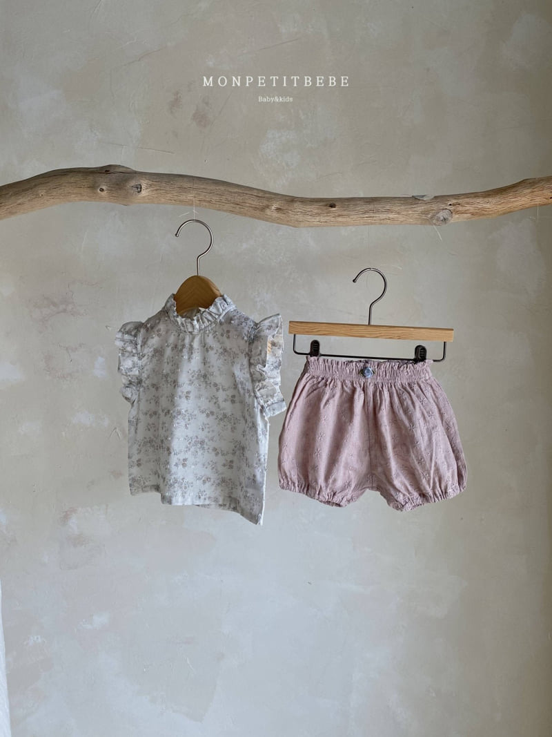 Mon Petit Bebe - Korean Baby Fashion - #babyoutfit - Lace Amber Pants - 8