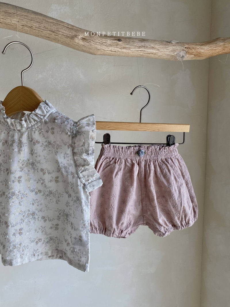 Mon Petit Bebe - Korean Baby Fashion - #babyoutfit - Lace Amber Pants - 9