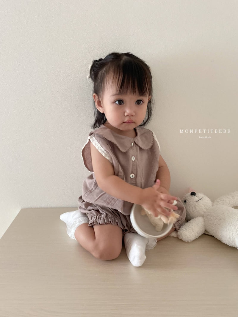 Mon Petit Bebe - Korean Baby Fashion - #babyoutfit - Baby Picock Blouse - 5