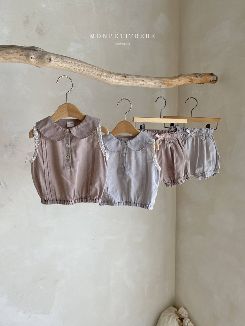 Mon Petit Bebe - Korean Baby Fashion - #babywear - Baby Ribbon Bloomer - 7