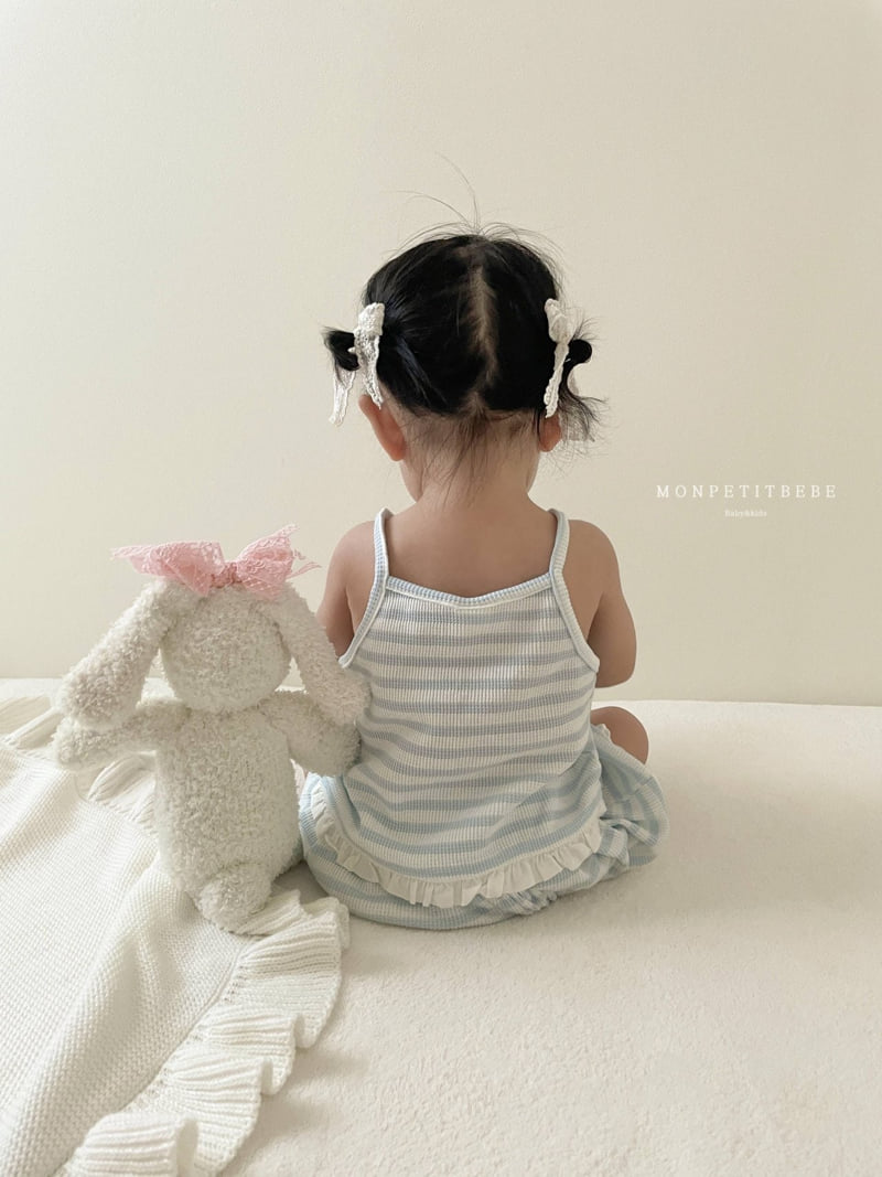 Mon Petit Bebe - Korean Baby Fashion - #onlinebabyboutique - Baby Lauren Waffle Set - 10