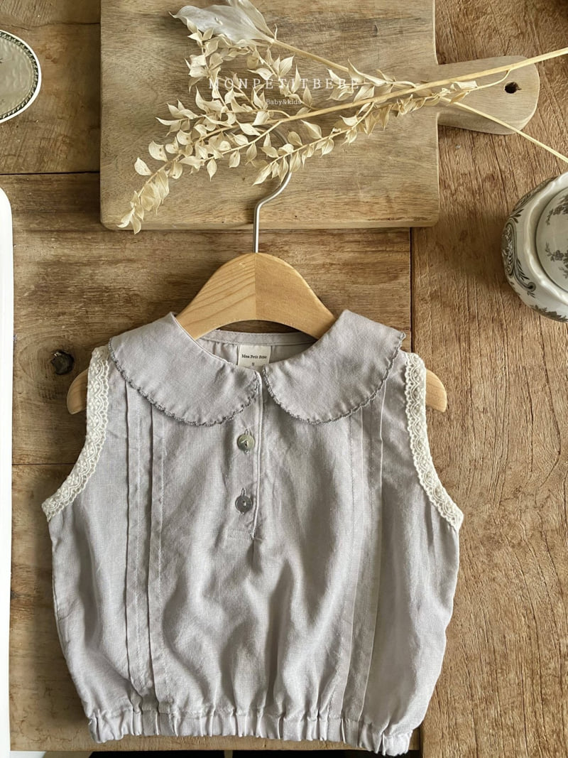 Mon Petit Bebe - Korean Baby Fashion - #onlinebabyboutique - Baby Picock Blouse - 7