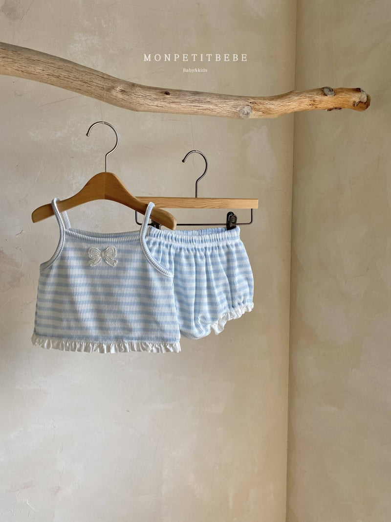 Mon Petit Bebe - Korean Baby Fashion - #onlinebabyshop - Baby Lauren Waffle Set - 11