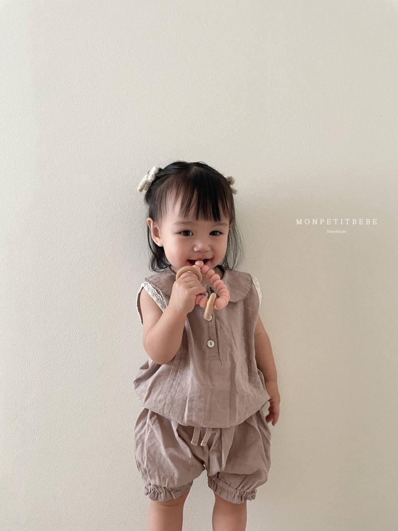 Mon Petit Bebe - Korean Baby Fashion - #smilingbaby - Baby Picock Blouse - 9