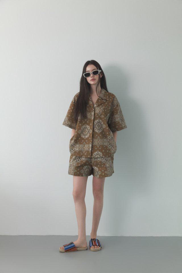 Neroli36 - Korean Women Fashion - #momslook - H Paisley Shirts - 10
