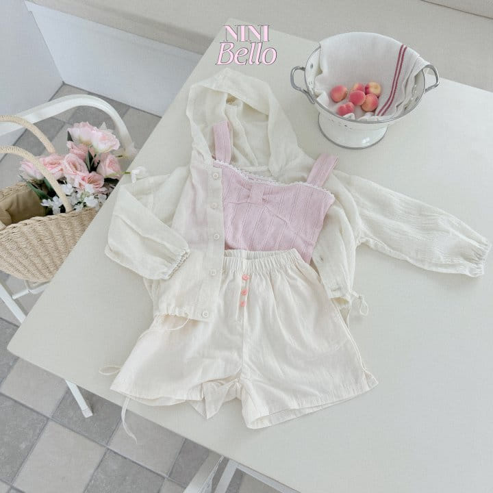 Ninibello - Korean Children Fashion - #discoveringself - Eyelet Ribbon Sleeveless Blouse - 8