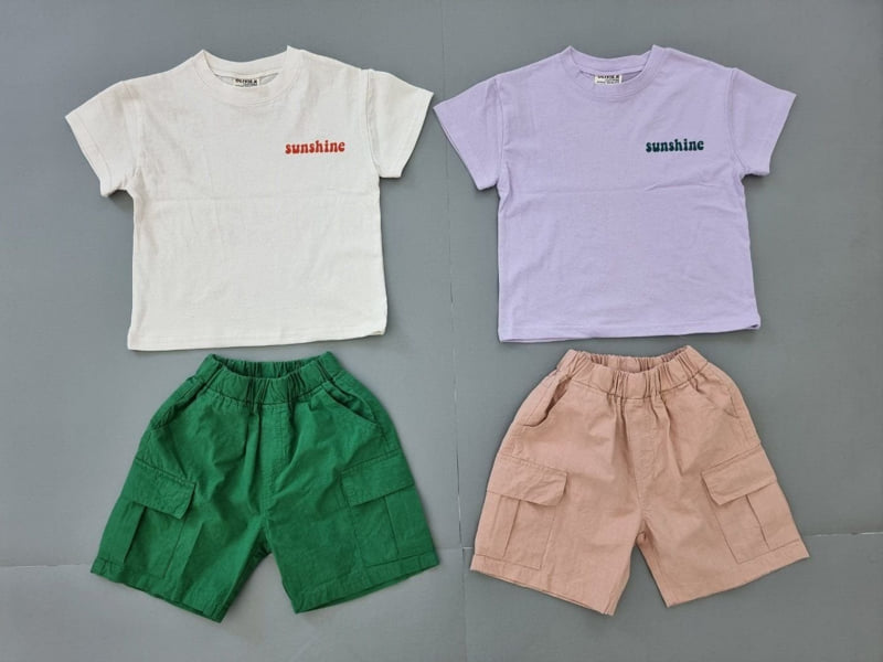 Olivie - Korean Children Fashion - #todddlerfashion - Midi Cargo Pants - 2