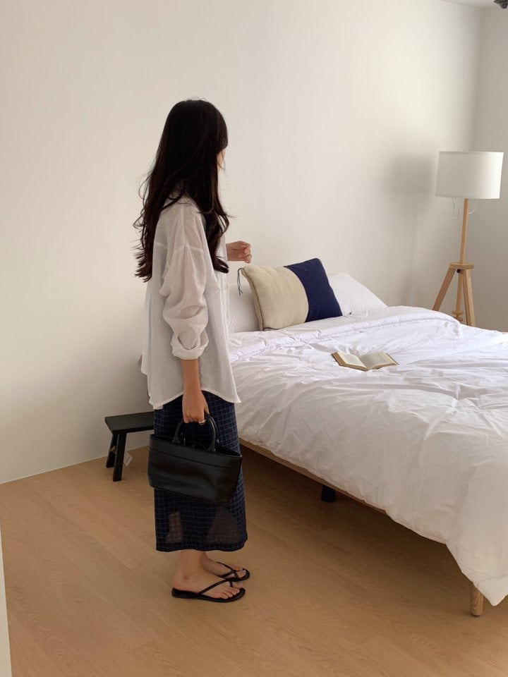 Osense - Korean Women Fashion - #vintageinspired - Tantan Tensel Linen Shirt - 3