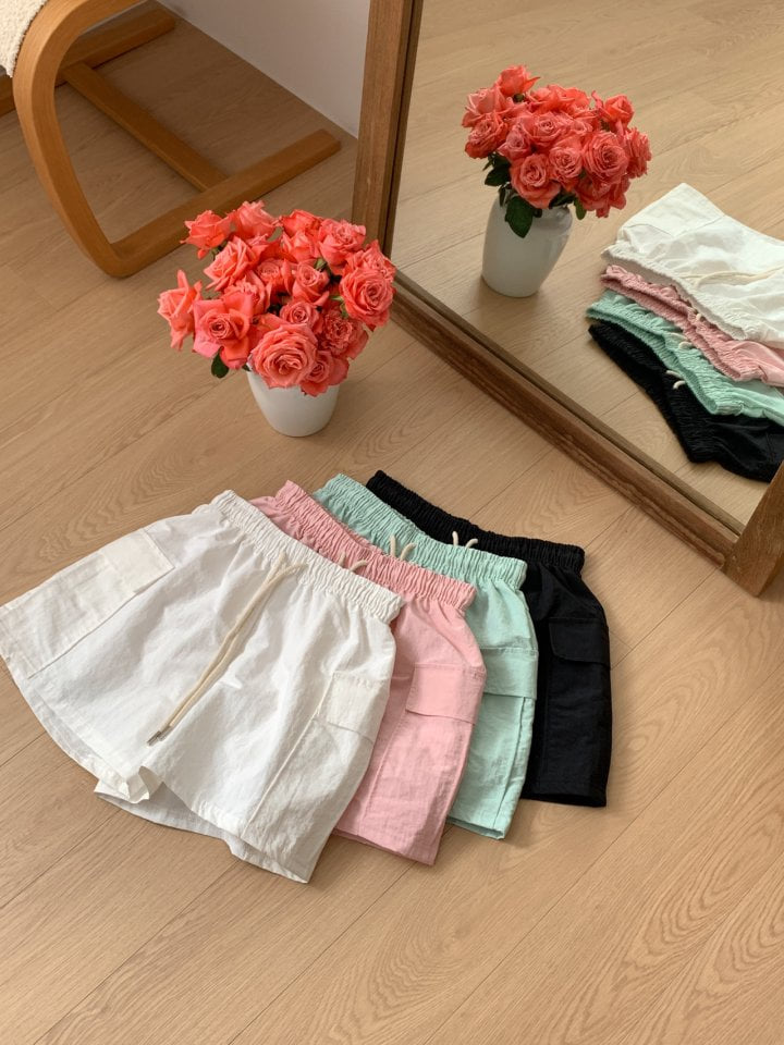 Osense - Korean Women Fashion - #womensfashion - Today Nylon Cargo Half Pants - 10