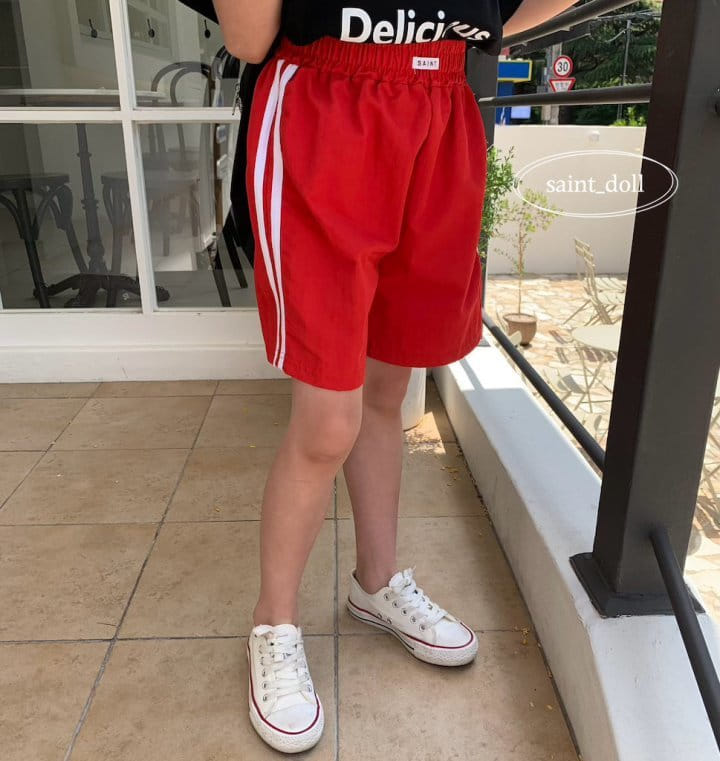 Saint Doll - Korean Children Fashion - #childofig - Two Line Shorts - 3