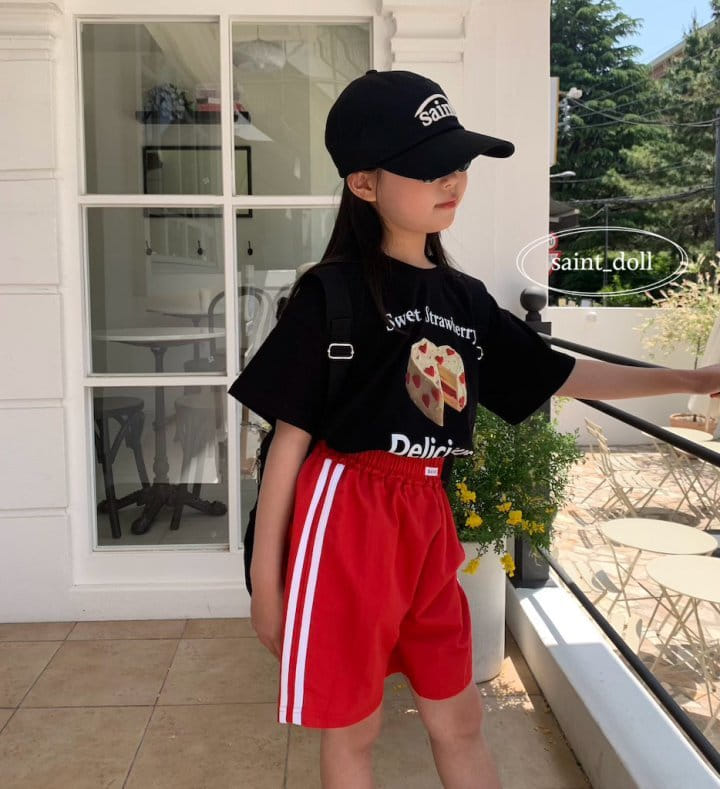 Saint Doll - Korean Children Fashion - #childofig - Two Line Shorts - 4