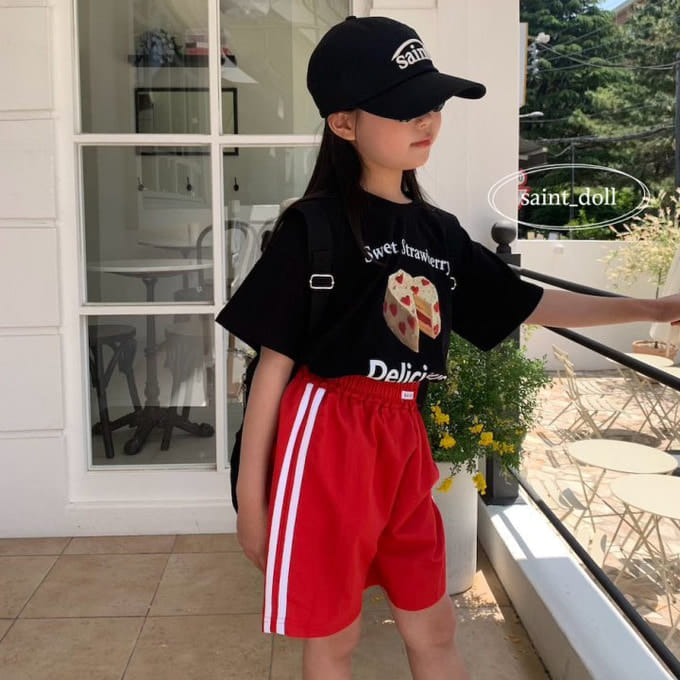 Saint Doll - Korean Children Fashion - #toddlerclothing - Two Line Shorts