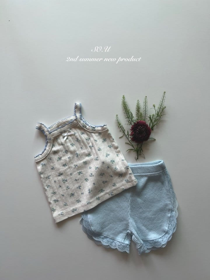 So U - Korean Baby Fashion - #babylifestyle - Pin Coat Rib Sleeveless Tee - 10