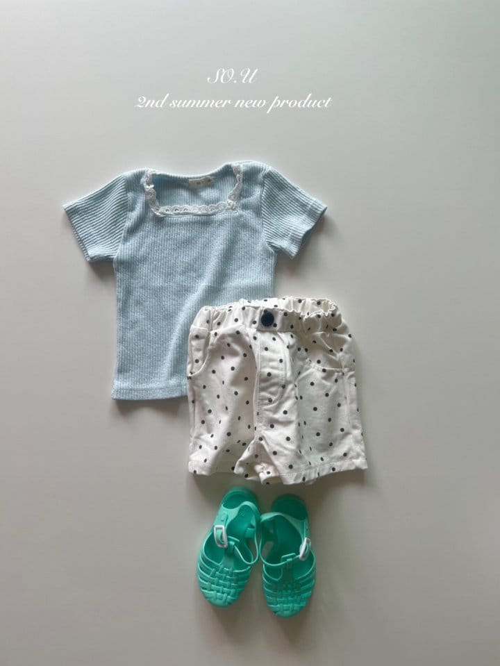 So U - Korean Baby Fashion - #babyoutfit - Dot Shorts - 8