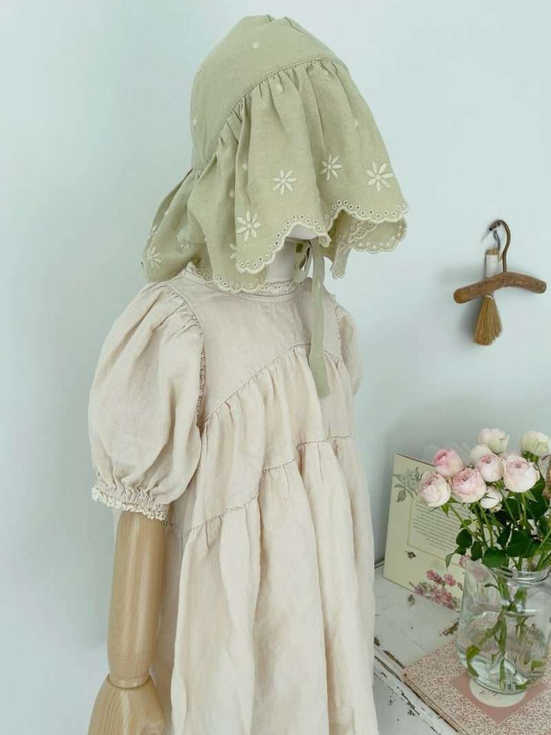 Studio M - Korean Children Fashion - #stylishchildhood - Rooming Linen One-piece - 4