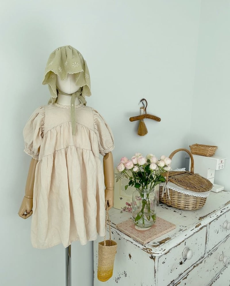 Studio M - Korean Children Fashion - #childrensboutique - Rooming Linen One-piece - 5