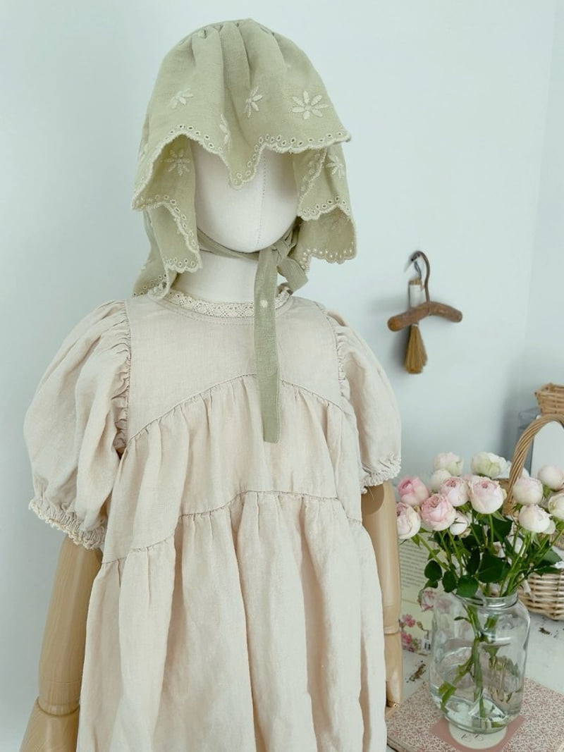 Studio M - Korean Children Fashion - #designkidswear - Rooming Linen One-piece - 6