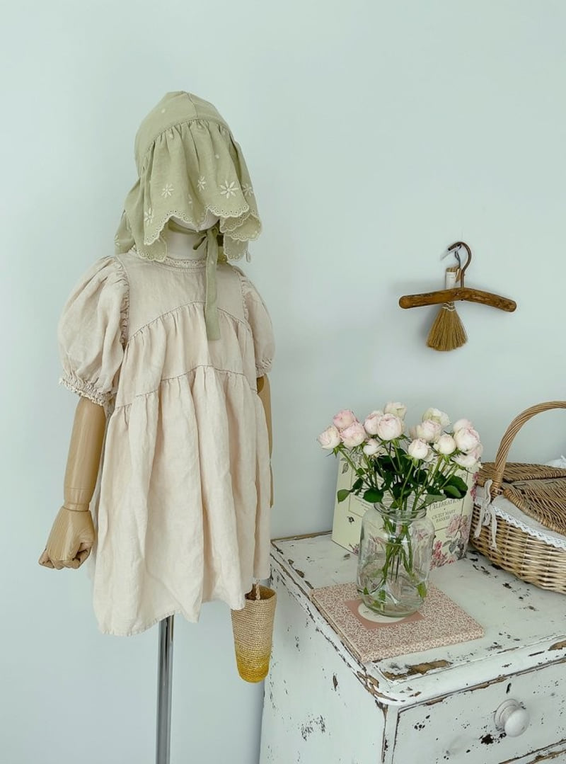 Studio M - Korean Children Fashion - #toddlerclothing - Rooming Linen One-piece - 2