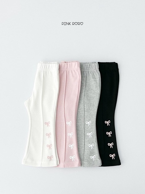 Ribbon Pintuck Booscut Pants