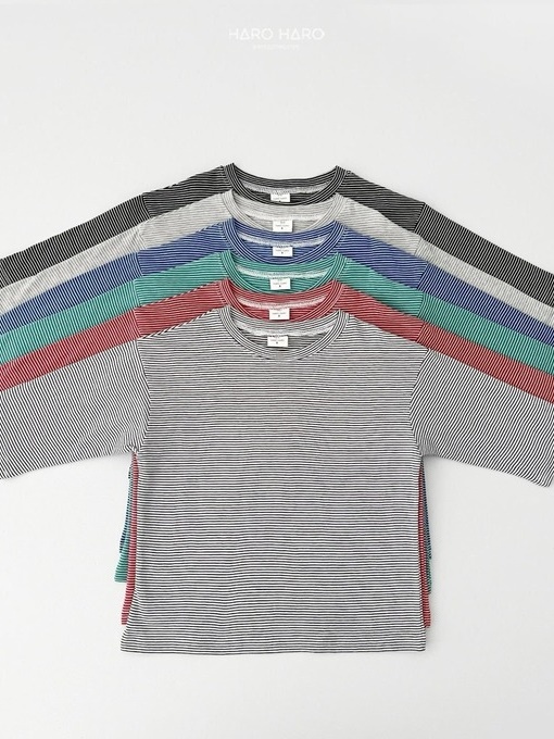 Vivid Small Stripes Tee