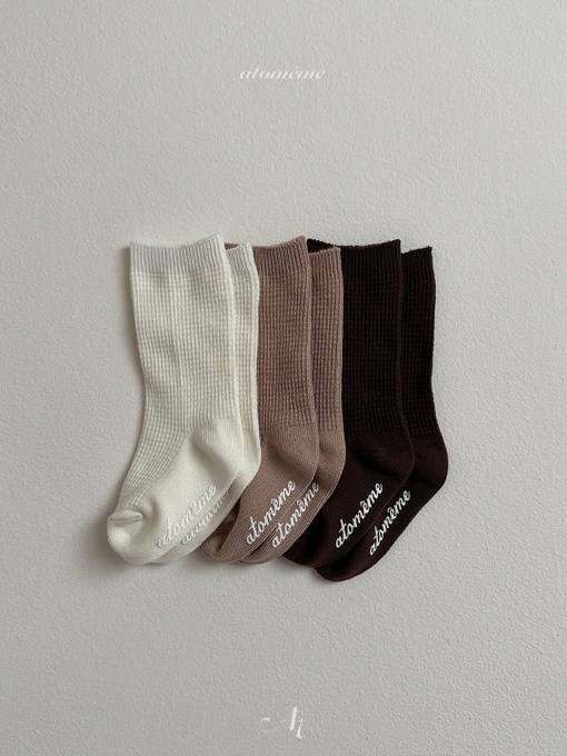 Waffle Socks (set of 3)