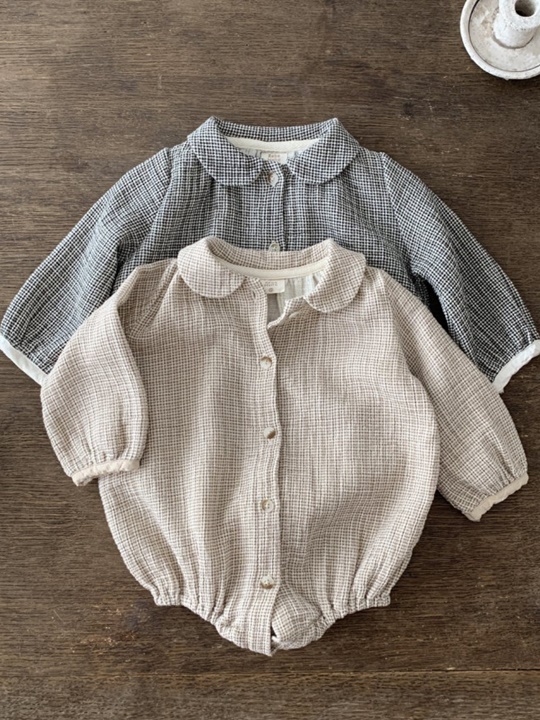 Check Shirt Bodysuit