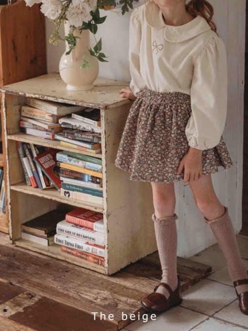 Corduroy Frill Skirt