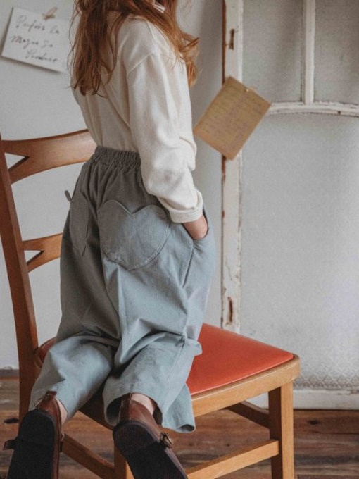 Heart Cordury Pants