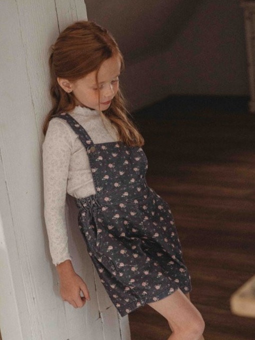 Floral Suspender Pants