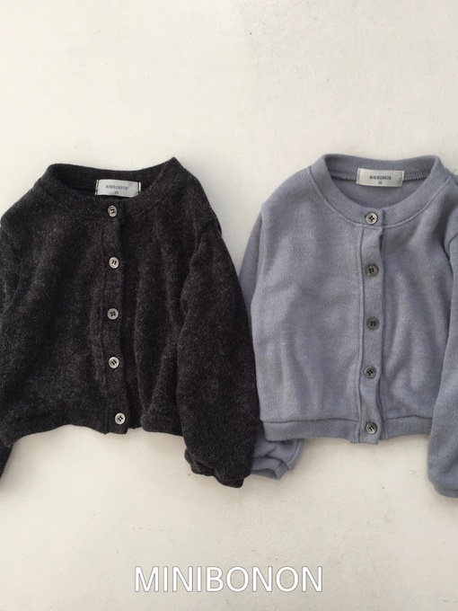 Purpin Cardigan with Mom