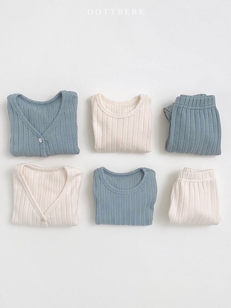 Eyelet Knit Set