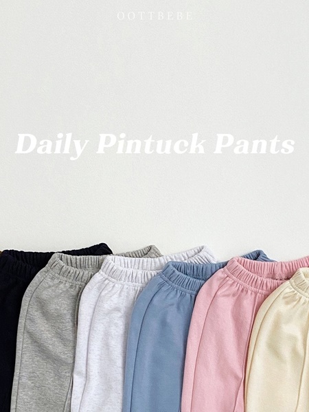 Daily Pintuck Jogger Pants