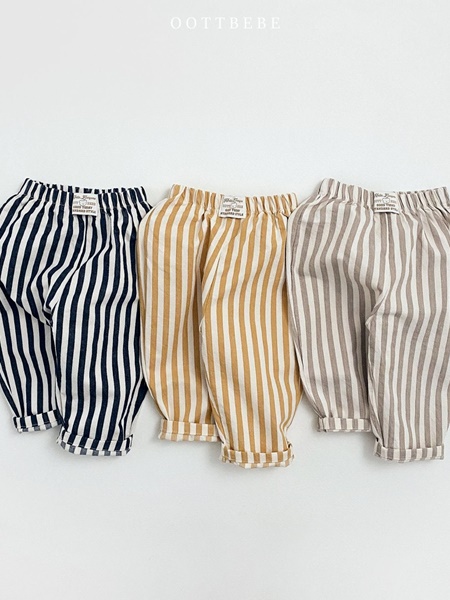 Piony Stripe Pants