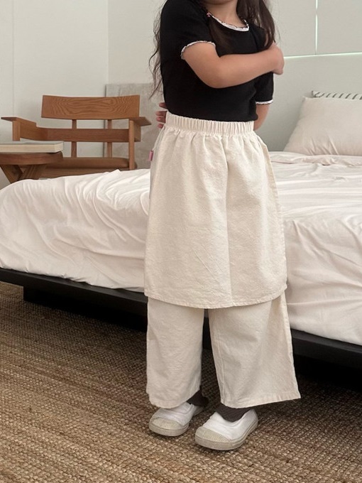 Warp Skirt Pants with Mom